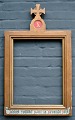 Pegasus – Kunst - Antik - Design presents: Religious frame in oak, 19th century. Denmark.