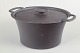 L'Art presents: Rosenlew, FinlandLarge cast-iron cooking pot with lid, 1970/80s.