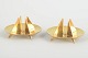 L'Art presents: Pierre Forsell for SkultunaPair of brass candlesticks, 1960s.