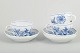 L'Art presents: Meissen Blue Onionthree coffee cups with matching saucers.