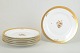 L'Art presents: Royal CopenhagenGolden Basket, Set of 6 Dinner Plates.