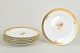 L'Art presents: Royal CopenhagenGolden Basket, Set of 6 Lunch Plates.