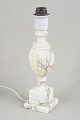 L'Art presents: Italian Marble Table lamp, 1970s.