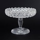 L'Art presents: 
Crystal 
Glass Compote
Faceted bowl 
on stem, 
1930s/40s.