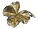 Antik K 
presents: 
Flora 
Danica brooch - 
Gilded sterling 
silver