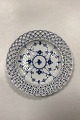 Danam Antik 
presents: 
Royal 
Copenhagen Blue 
Fluted Full 
Lace Flat Plate 
with open-work 
border No. 
1/1098