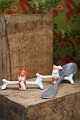K&Co. presents: 
Old 
Swedish 
Christmas knife 
stool in 
porcelain with 
a little elf 
sitting on a 
tree trunk to 
put ...