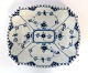 Lundin Antique presents: Royal Copenhagen. Blue Fluted Full Lace. Square dish. Model 1143. Length 26 cm. Width ...