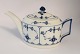 Lundin Antique presents: Royal Copenhagen. Blue fluted, plain. Teapot. Model 253. Height 13 cm. Length 22 cm. ...