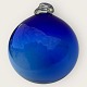Moster Olga - Antik og Design presents: Blue glass ball for hangingDKK 325