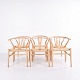 Osted Antik & Design presents: Set of Six Y-Chairs – Model CH24 – Beech & Natural Cord – Hans J. Wegner – Carl ...