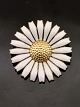 Middelfart Antik presents: Anton Michelsen Sterling Silver Daisy Brooch
