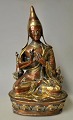 Pegasus – Kunst - Antik - Design presents: Sitting Tibetan Lama, sculpture, circa 1950. Nepal.