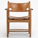 Roxy Klassik presents: Børge Mogensen / Fredericia Furniture.BM 3238 - 'Hunting chair' in patinated oak and ...
