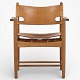 Roxy Klassik presents: Børge Mogensen, Fredericia Furniture.BM 3238 - 'Hunting chair' in patinated oak and ...
