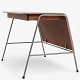 Roxy Klassik presents: Arne Jacobsen / Fritz Hansen.'Munkegaard' desk/lectern in laminated teak with two ...