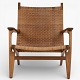 Roxy Klassik presents: Hans J. Wegner / Carl Hansen & Son.CH 27 - Armchair in patinated oak and wicker. ...