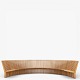 Roxy Klassik presents: Per Borre / Fredericia Furniture.'Astral' bench in solid patinated elm wood in the ...