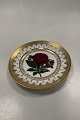 Danam Antik presents: Royal Copenhagen Antique Plate with Flower Motif and gold. Signed by Christian Klein from ...