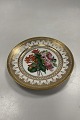 Danam Antik presents: Royal Copenhagen Antique Plate with Flower Motif and gold. Signed by Christian Klein from ...
