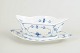 L'Art presents: Royal CopenhagenBlue Fluted Plain sauce boat with stand, 1967.