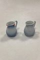 Danam Antik presents: Bing and Grondahl Blue Tone Hotel Small Creamer No. 801 - CHIPPED