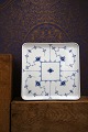 K&Co. presents: Royal Copenhagen Blue Fluted Plain Square Plate. 20x20cm. RC#720...