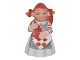 Antik K presents: Royal CopenhagenSmall Pixie Christmas figurine - Girl with braided heart