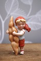 K&Co. presents: Royal Copenhagen Pixie pixie in porcelain, no.181 - Girl with a scythe.