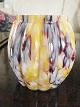 Annie's Antique & Deco presents: Art Glass Vase - purple / yellow / gray - height: 11 cm