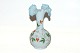 Antik Huset presents: 1800 Century Opaline vase, painted with flowers