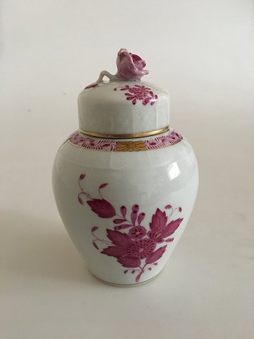 Herend Hungery Chinese Bouguet Purpur Lidded vase