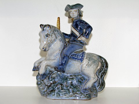 Hjorth art pottery
Large figurine, man on horse