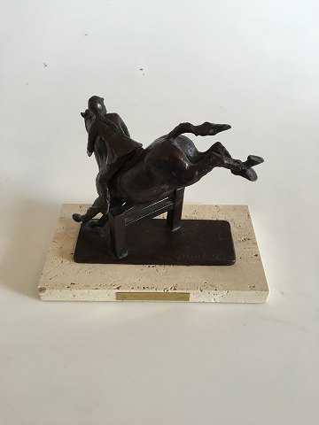 Royal Copenhagen Bronze statuette Sterett-Gittings Kelsey Horserider