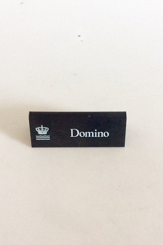 Royal Copenhagen Dealer Advertising Sign in Plastik "Domino"