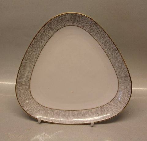 Triangular, dish, large 26 cm Koh-I-Noor Königl. pr. Tettau German Tableware