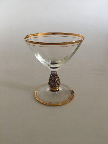 Holmegaard Ida Liquer Glass with Gold