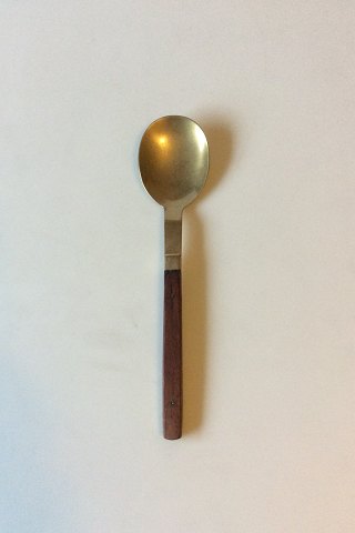 Almue Cohr Brass and Wood, Serving Spoon