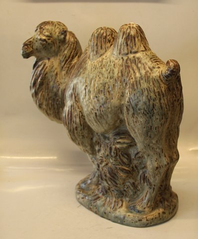 Royal Copenhagen Art Pottery 20968 RC Camel ca 40 x  40 cm Karl Larsen, May 1949 
Limited #0 of #15

