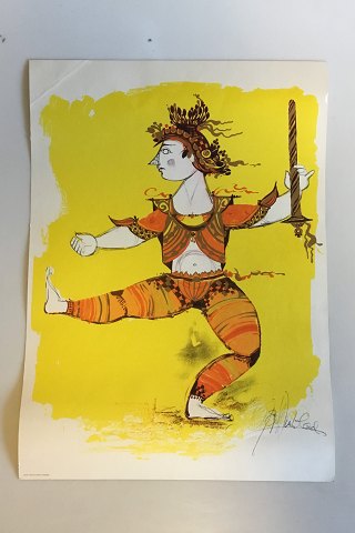 Bjorn Wiinblad Print of Dancer