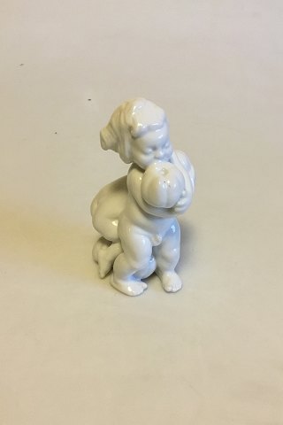 Bing & Grondahl Blanc de Chine Figurine of two children 4033