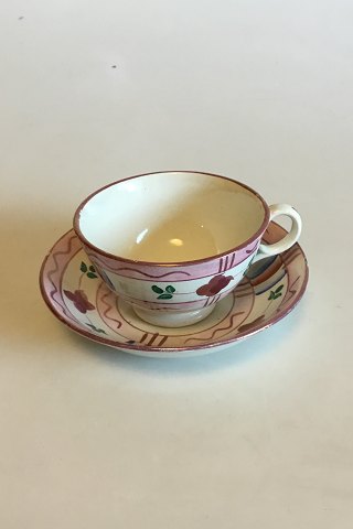 Old Tea Cup with red decoration