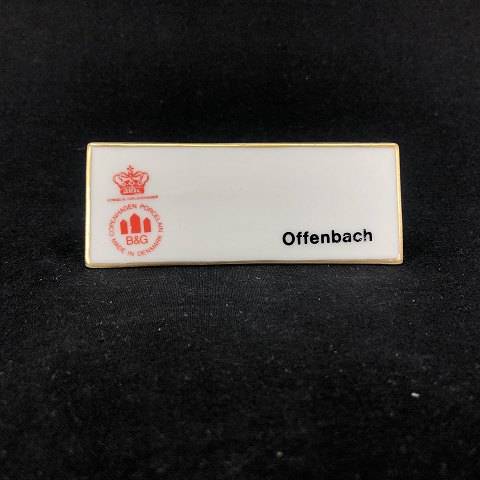 Bing & Grondahl Offenbach dealer sign