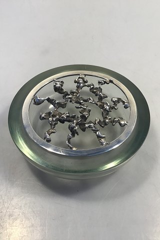 Glass Bowl with Sterling Silver Grate