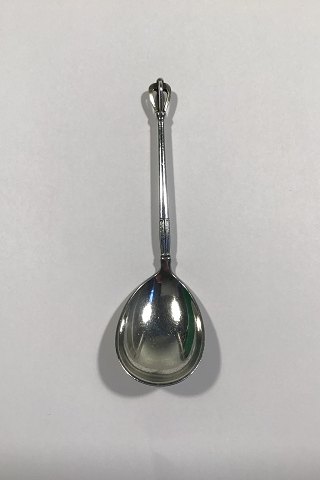W. & S. Sørensen Sterling Silver Krone/Crown Jam Spoon