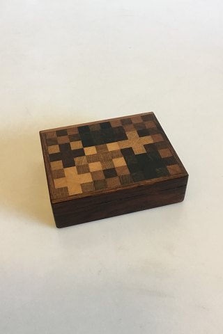 Klitgaard Box of Rosewood with Lid with Mosaic