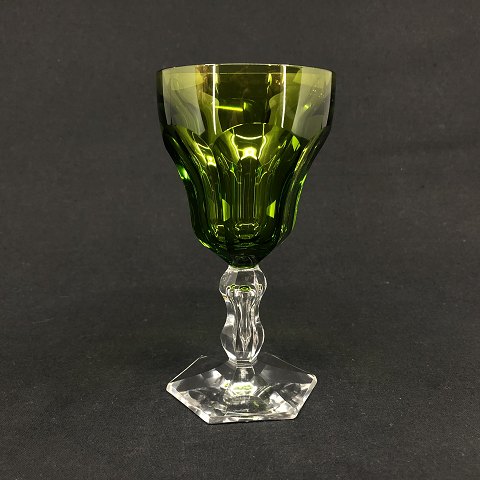 Mørkegrønt Lalaing hvidvinsglas
