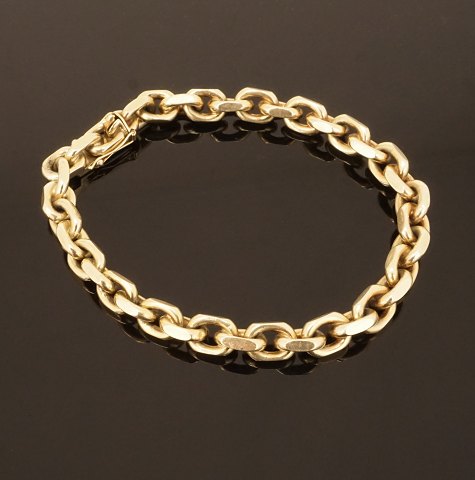 Hans Jensen, Aarhus: Anchor bracelet. 14kt gold. 
L: 21,5cm. W: 46,6gr