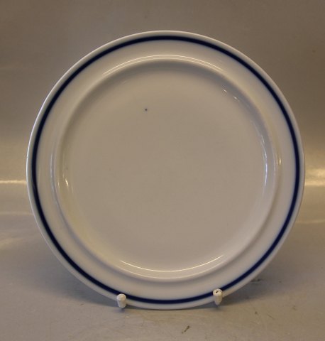 HANK, BLUE  Bing & Groendahl White Dinnerware, Magnussen 712 Luncheon Plate 22.7 
cm