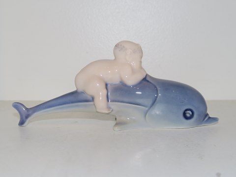 Rare Royal Copenhagen figurine
Cherub riding a dolphin